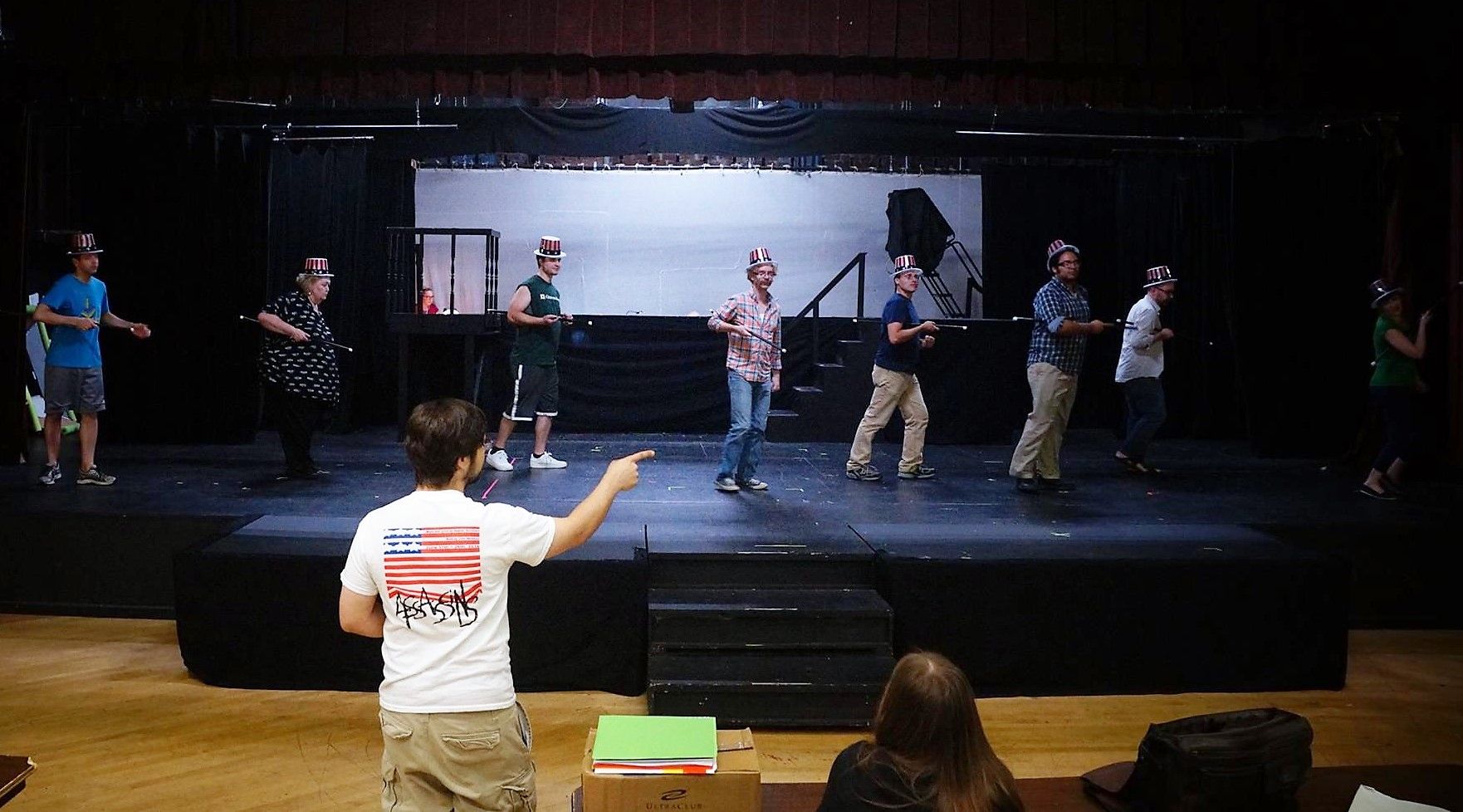 PTPA performs at Valley Day in 2019 where Matt worked as the technical director.